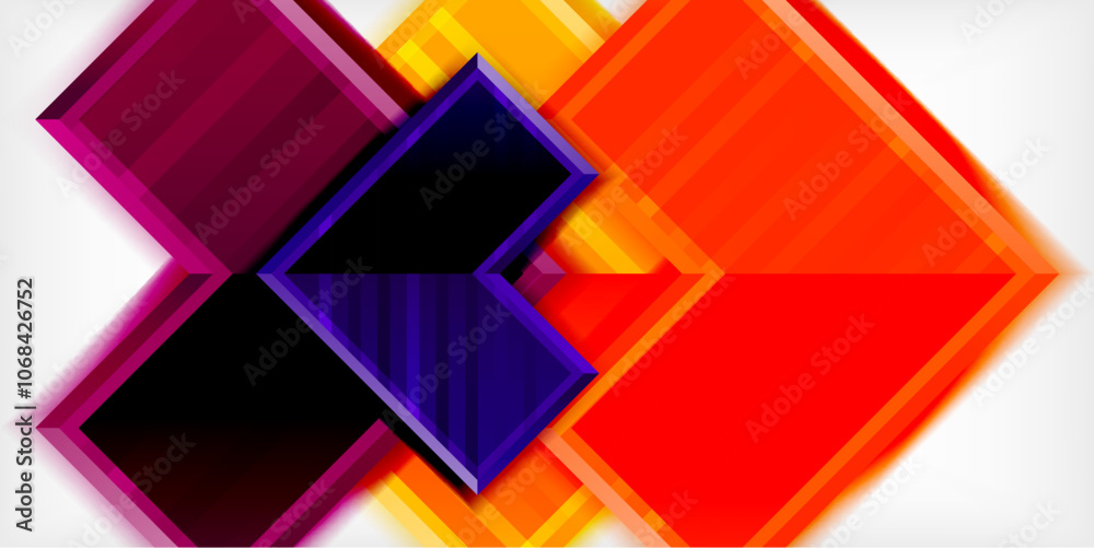 Arrow symbols created with 3d effects and line texture geometric abstract background Arrow symbols created with 3d effects and line texture geometric abstract background