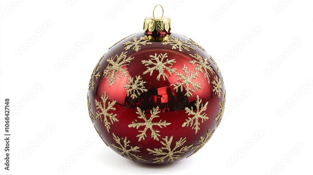 red christmas tree ball with pattern red christmas tree ball with pattern