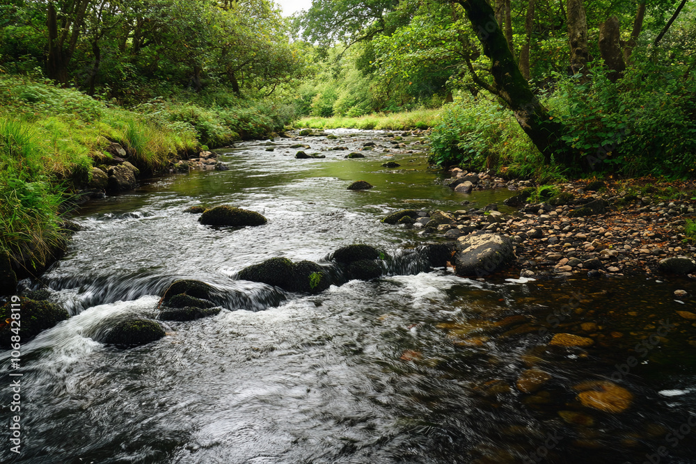 river in the forest river in the forest