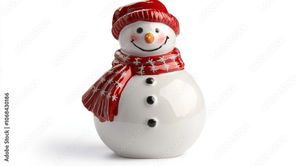 snowman isolated on white background snowman isolated on white background