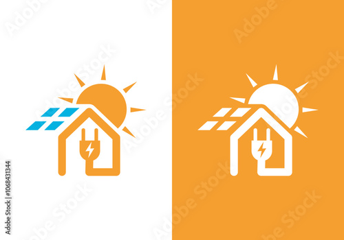 sun with house logo. solar energy and home design template

Symbol Icon sun logo with house logo. solar energy and home design brand template
