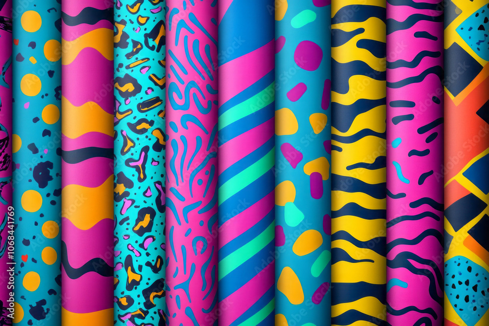Vibrant Abstract Patterns: Modern Designs in Colorful Geometry Vibrant Abstract Patterns: Modern Designs in Colorful Geometry