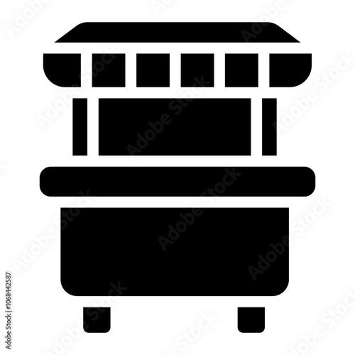 Food court Solid Icon