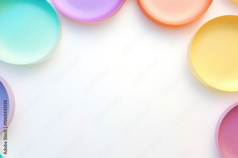 Obraz premium Futuristic geometric organic pattern background wallpaper with copy space