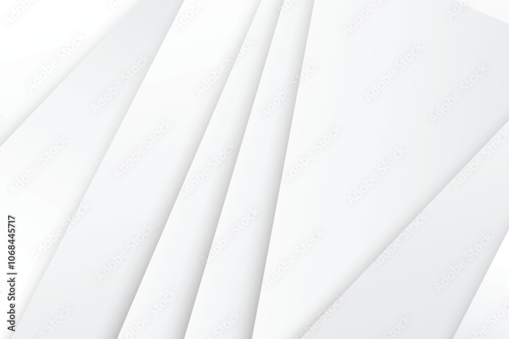 Elegant overlapping white geometric background design Elegant overlapping white geometric background design