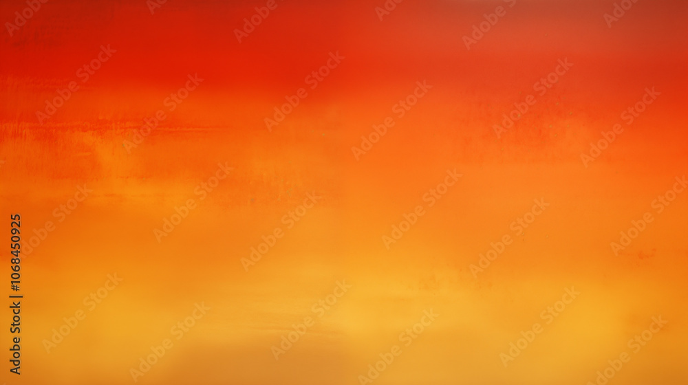 Fototapeta premium Sunset Gradient With Intense Red And Yellow Hues Blending Smoothly