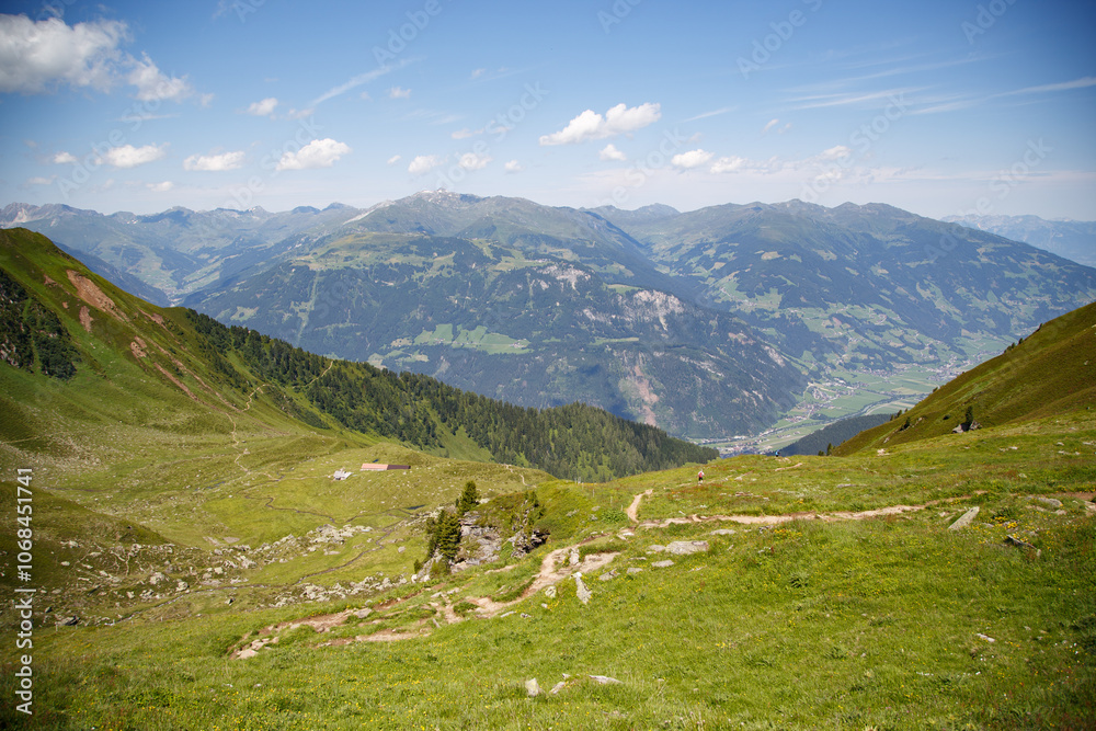 View from the Filzenkogel to the Ahornspitze in the background View from the Filzenkogel to the Ahornspitze in the background