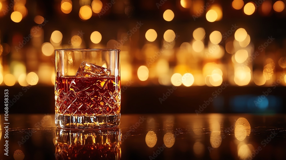 Japanese whisky in delicate snifter, dark bar counter, warm light, soft blurred background, highend and luxurious drinking culture Japanese whisky in delicate snifter, dark bar counter, warm light, soft blurred background, highend and luxurious drinking culture