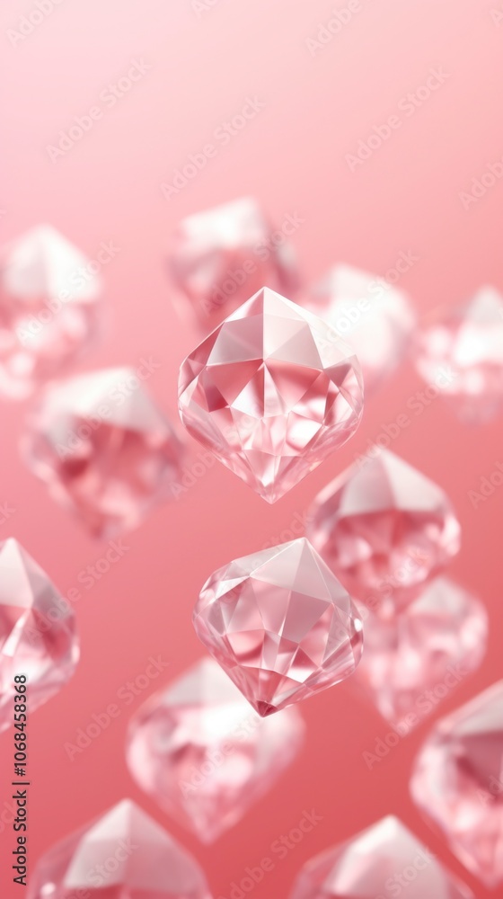 Abstract diamond jewellery background