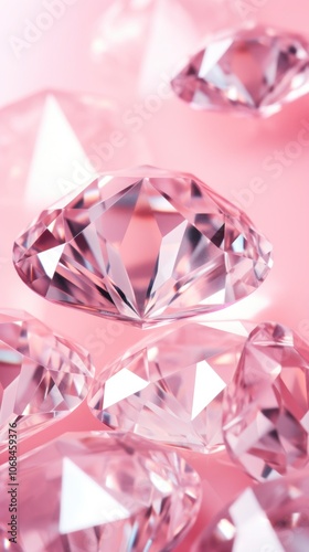 Abstract diamond jewellery background