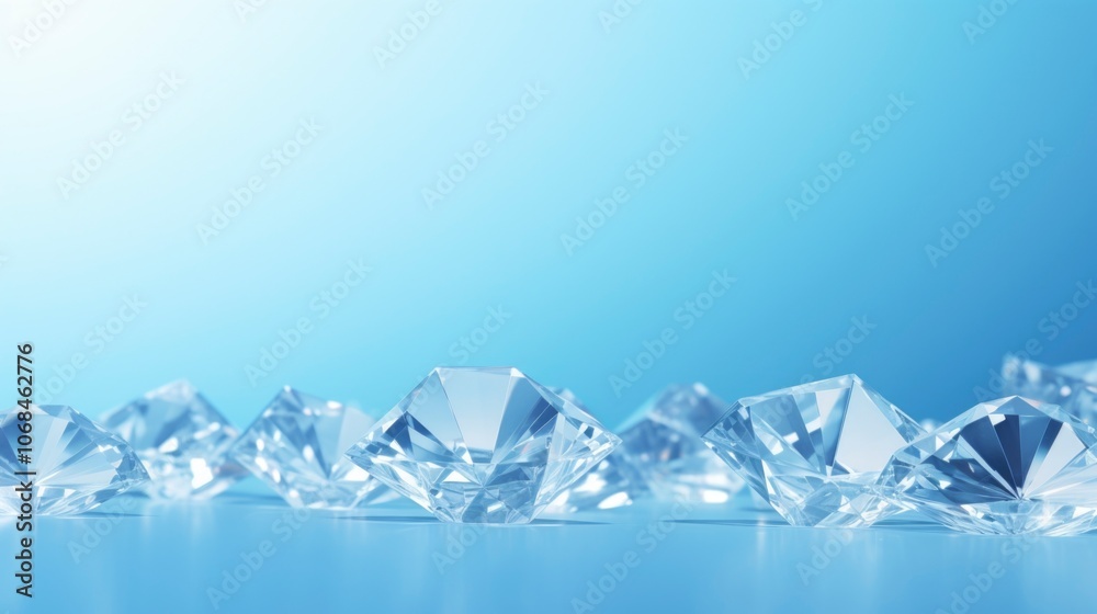 Abstract diamond jewellery background