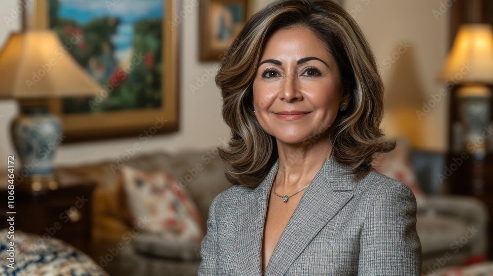 Confident Female Executive in Professional Attire Confident Female Executive in Professional Attire
