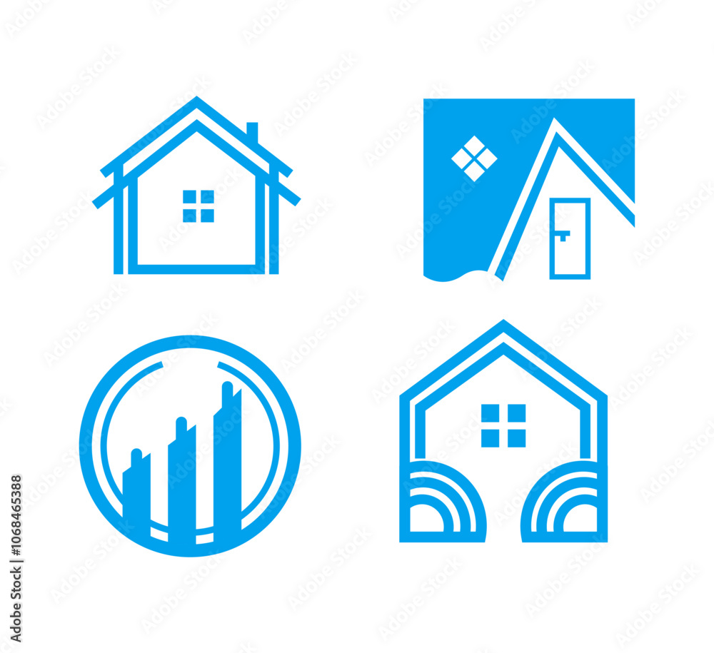 Real estate logo home logo design vector template, house vector art modern design template Real estate logo home logo design vector template, house vector art modern design template