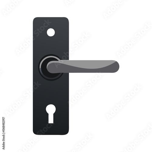 door handle with lock