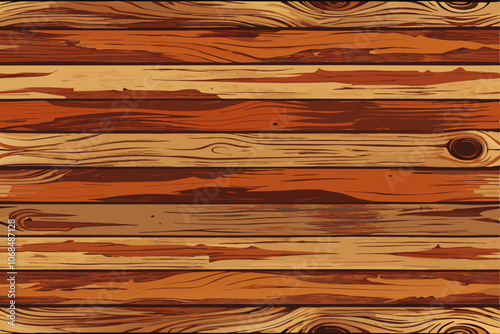 Rustic Wood Texture Vector Background