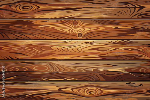 Rustic Wood Texture Vector Background