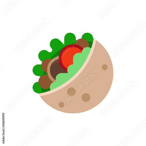 Pita Wrap Icon
