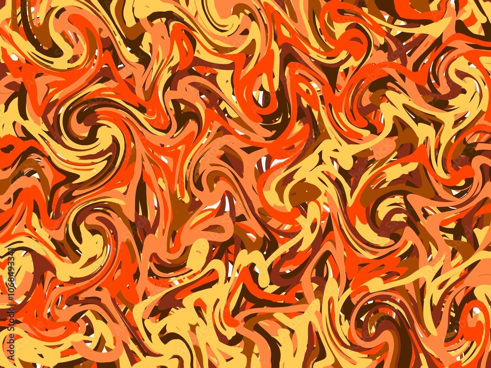 Abstrak orange, red, brown and dark swirl pattern Abstrak orange, red, brown and dark swirl pattern