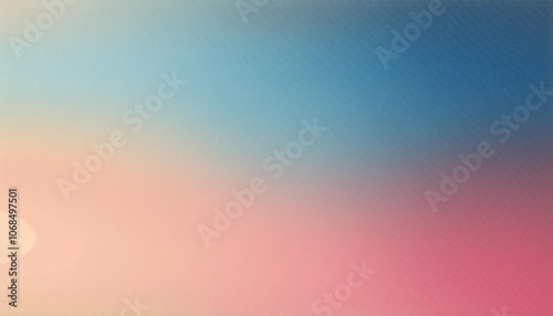 Minimalist and soft gradient background with pastel blue, pink, and yellow hues and a textured surface