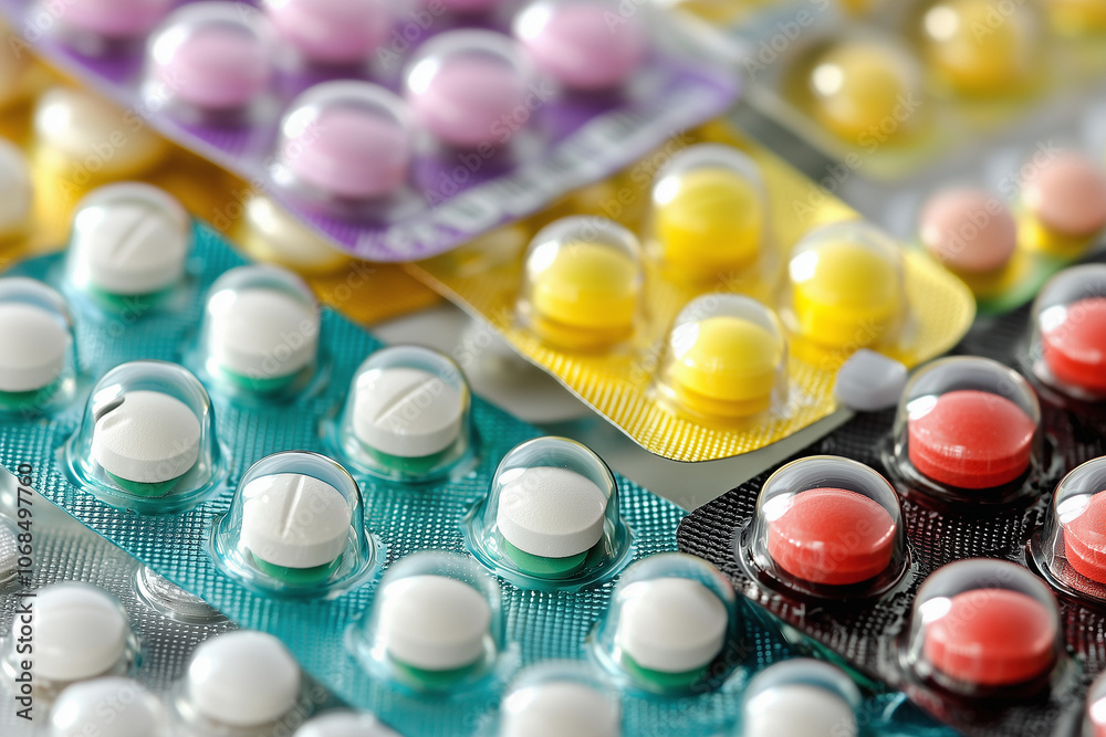 Colorful Medicine Packaging Colorful Medicine Packaging