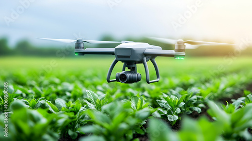 Agriculture Industry Farming Technology And Crops Monitoring photo