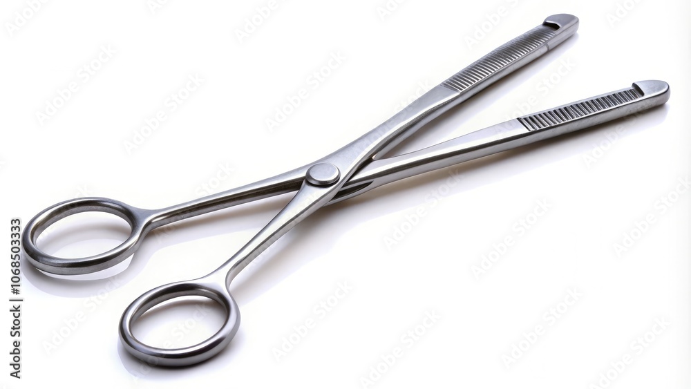 High-quality standard scale forceps for precise medical applications in clinics. Generative AI High-quality standard scale forceps for precise medical applications in clinics. Generative AI