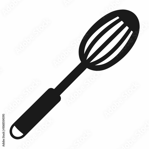 potato masher vector silhouette illustration on a white background photo