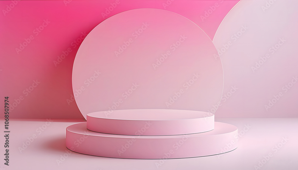 Abstract Pink Gradient Wall Background for Stylish Studio Photography Abstract Pink Gradient Wall Background for Stylish Studio Photography