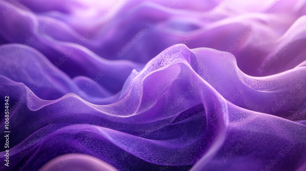Obraz premium Abstract Lavender Waves