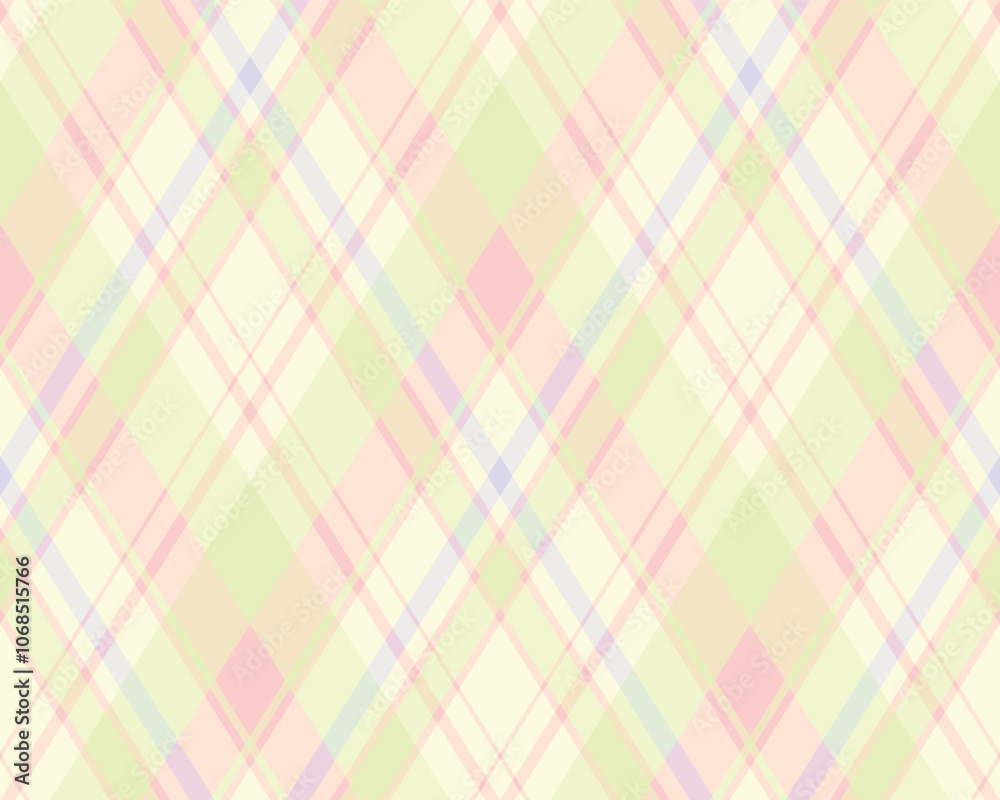 Argyle pattern of geometric rhombus. Harlequin check wallpaper design. Classic diamond shaped textile material for web background, print fabric clothing, sweater, wrapping paper, gift card, invitation Argyle pattern of geometric rhombus. Harlequin check wallpaper design. Classic diamond shaped textile material for web background, print fabric clothing, sweater, wrapping paper, gift card, invitation