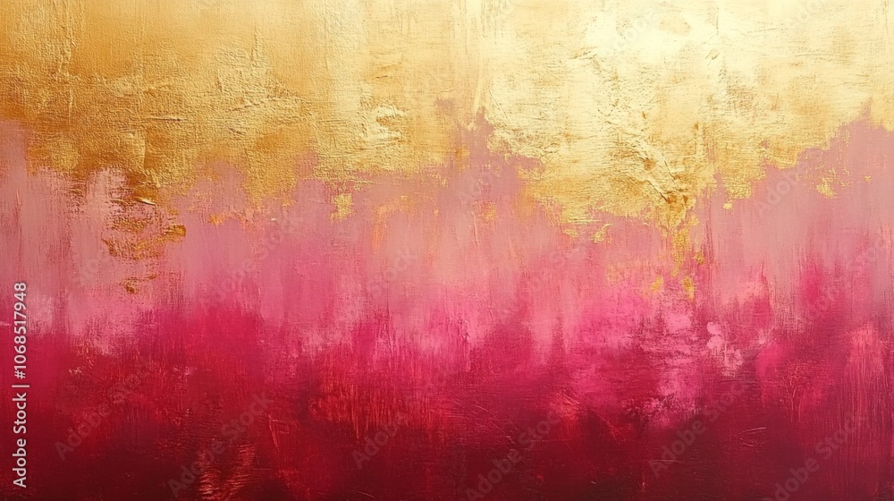 Obraz premium Abstract Gold and Pink Gradient