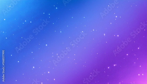 Blue, purple gradient; scattered stars; no people; dreamy, peaceful; cosmic background.