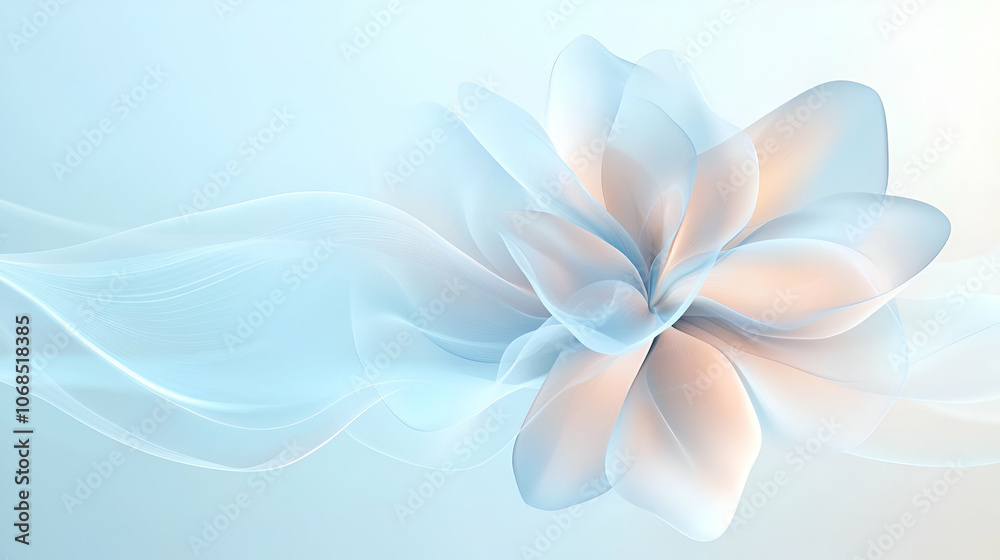 An abstract representation of a flower garden, with petals transforming into waves of neutrons and electrons An abstract representation of a flower garden, with petals transforming into waves of neutrons and electrons