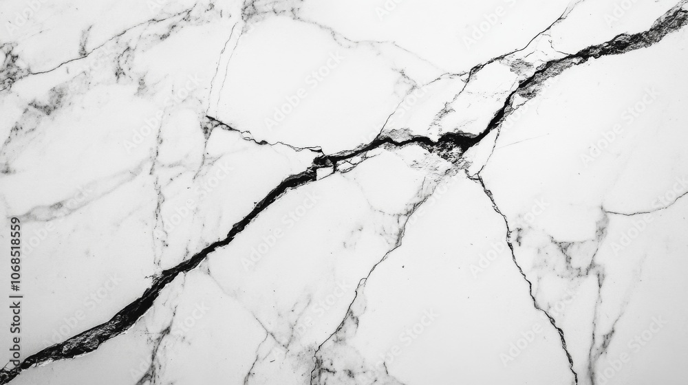 Cracked Marble Surface Cracked Marble Surface