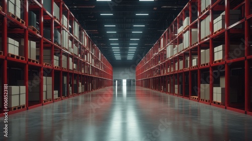 The Warehouse Storage Aisle