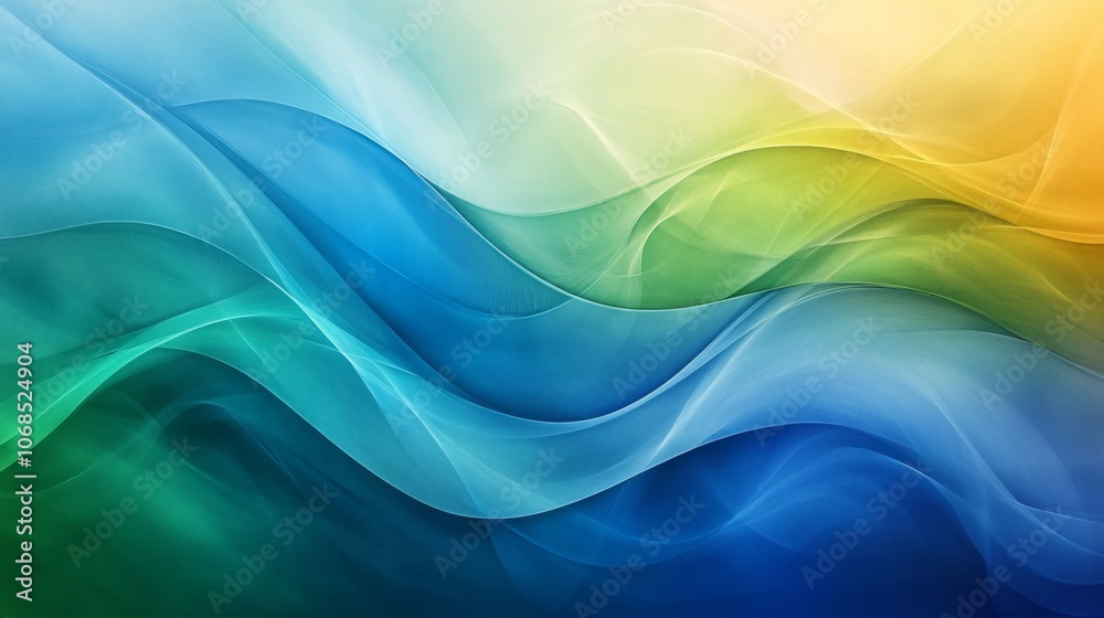 Obraz premium Abstract Colorful Waves