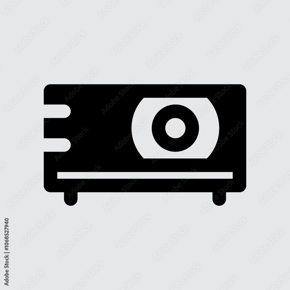 Projector Computer and Hardware Icons Projector Computer and Hardware Icons