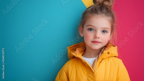 Young Girl in Yellow Jacket