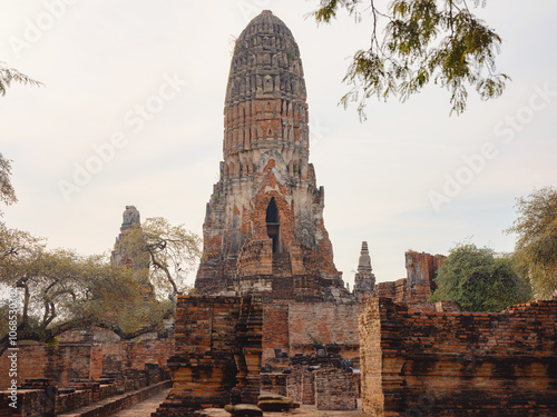 Wat Phra Ram Ayutthaya's ancient temple and iconic landmarks, showcasing intricate architecture, historical ruins, and cultural heritage in serene atmosphere of this UNESCO World Heritage site.