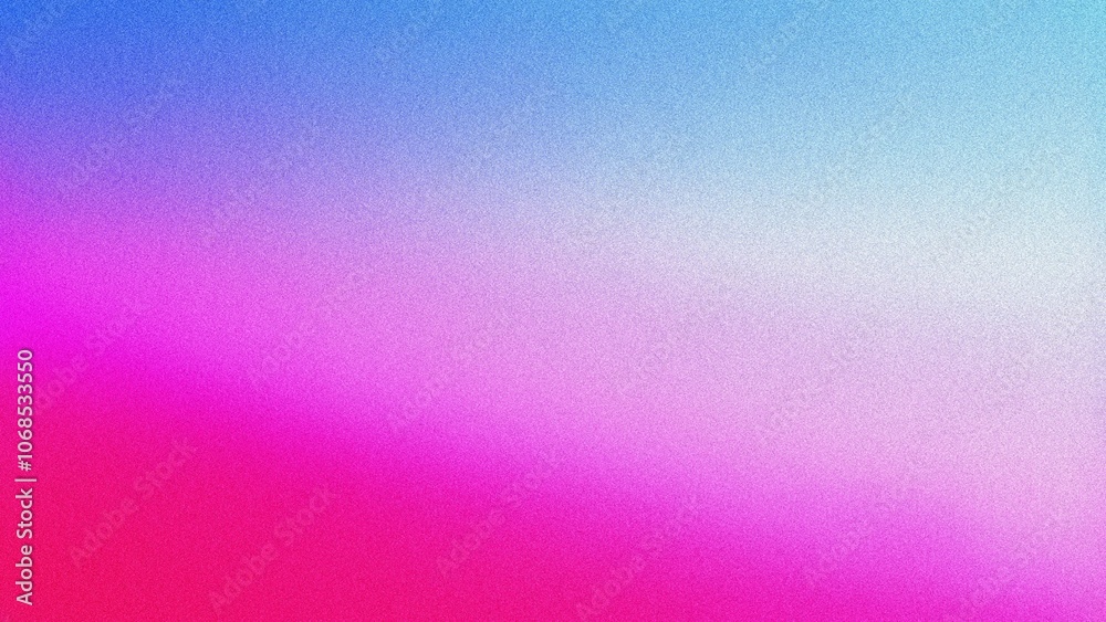 Fototapeta premium Blue pink gradient texture. Soft pastel hues blend seamlessly creating a calming, dreamy atmosphere. Ideal for backgrounds or design elements.