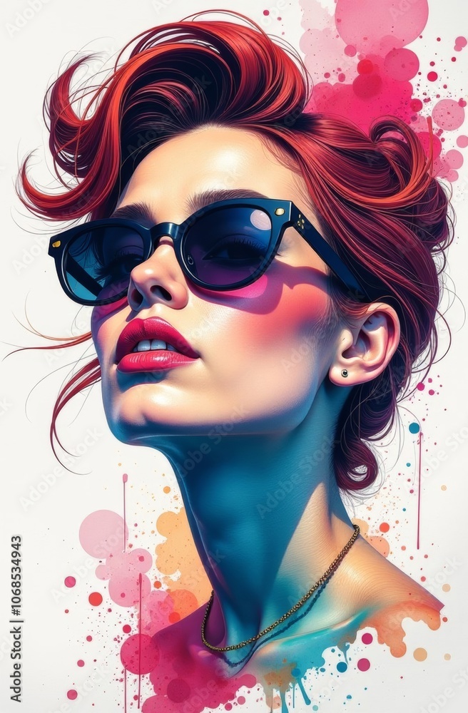 A conceptual abstract image of a beautiful girl. Conceptual abstract image of a close-up oil painting and palette knife on canvas. A conceptual abstract image of a beautiful girl. Conceptual abstract image of a close-up oil painting and palette knife on canvas.