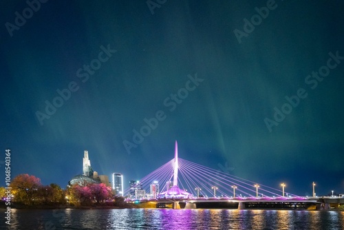 Foto Aurora Borealis in Winnipeg, Manitoba