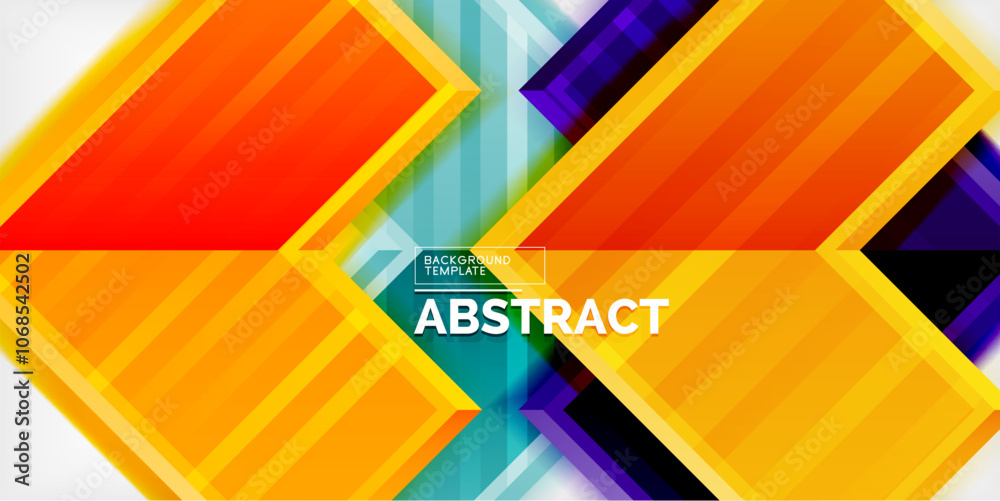 Arrow geometric abstract vector background. Vector Illustration For Wallpaper, Banner, Background, Card, Book Illustration, landing page