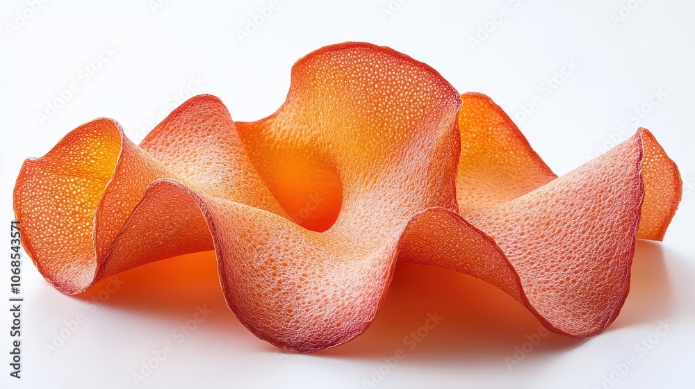 curly dried orange peel elegantly isolated on a pristine white background, highlighting the intricate textures and forms of this natural ingredient, evoking a sense of simplicity and beauty curly dried orange peel elegantly isolated on a pristine white background, highlighting the intricate textures and forms of this natural ingredient, evoking a sense of simplicity and beauty