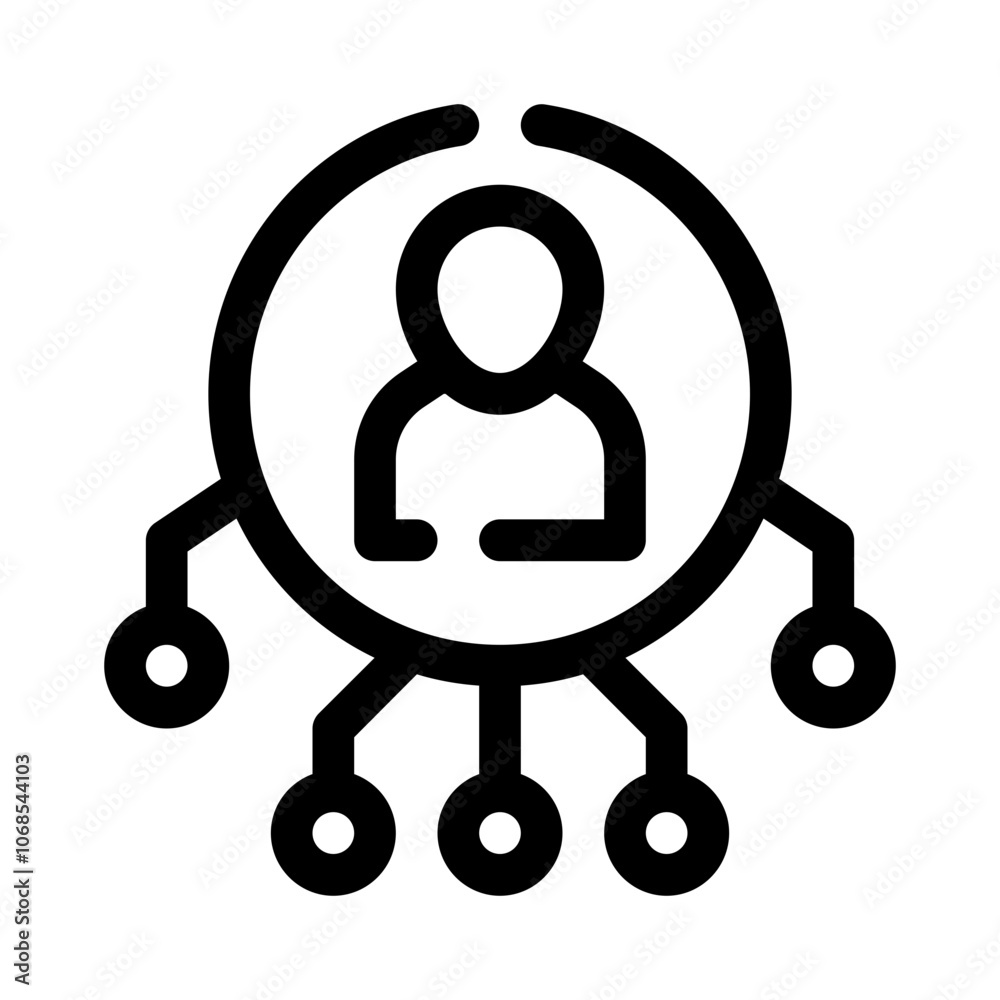 People Network line icon People Network line icon