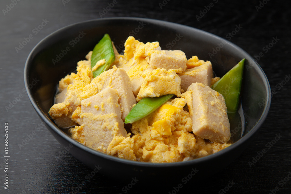 高野豆腐の卵とじ 高野豆腐の卵とじ
