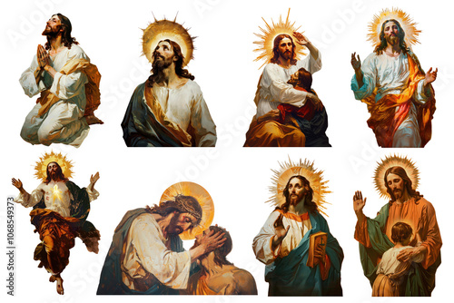 PNG devine Jesus Christ, transparent background
