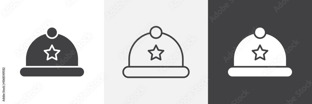 Baby hat icon set. vector illustration. Baby hat icon set. vector illustration.