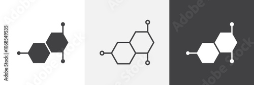 Hormones icon set. vector illustration.