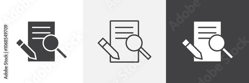 Defining icon set. vector illustration.